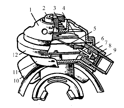 Схема легочного автомата аппарата ABM7 (10 кБ)